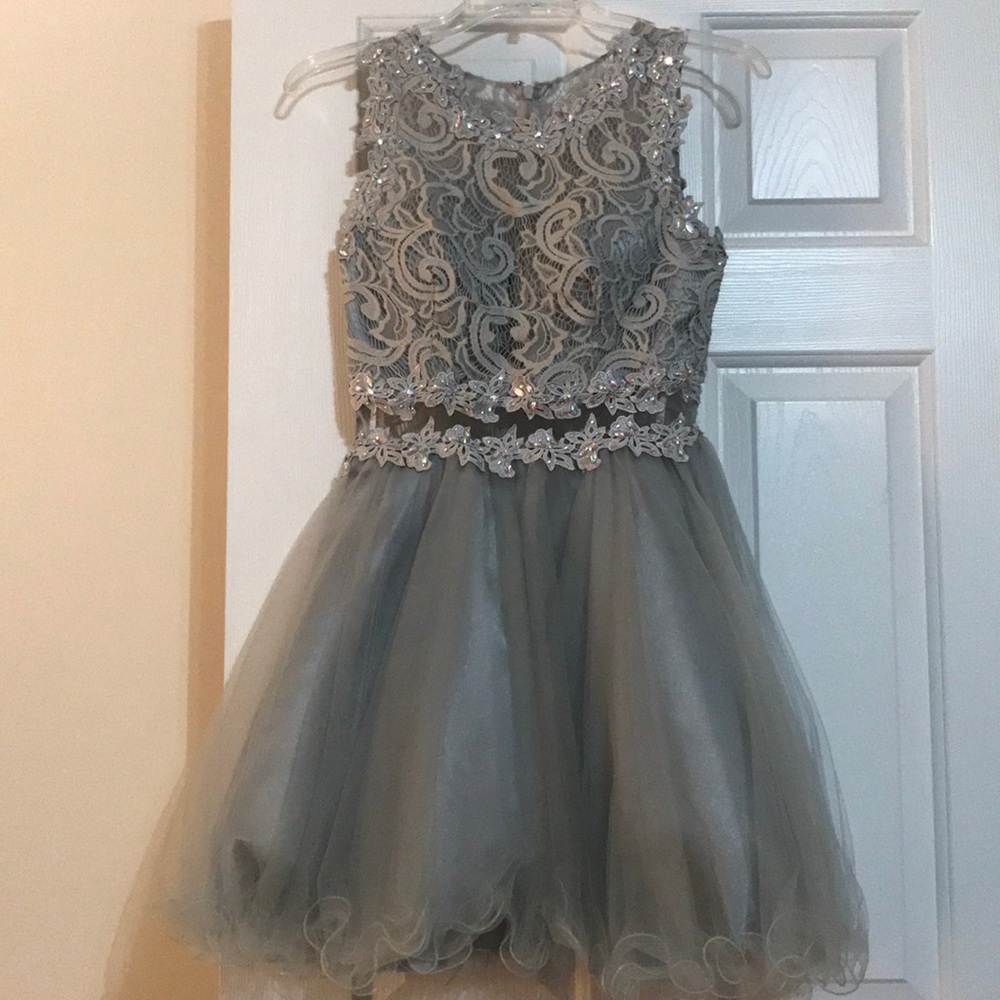 Cocktail Dress Gray Size XS